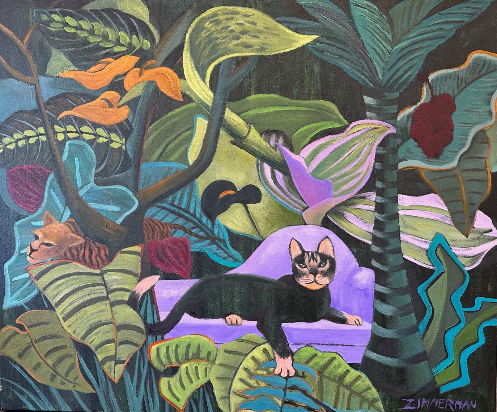 Cat Primadonna On Line Home Improvement By Lucia Heffernan 16x16