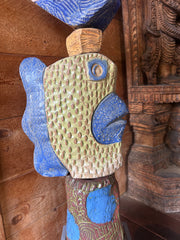 3 Fish Ceramic totem