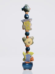 Odds Fish - Ceramic Totem Sculpture