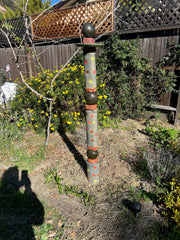 Bird Feeder Totem Sculpture