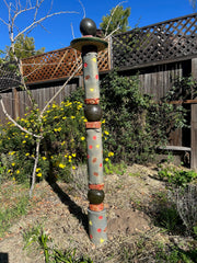 Bird Feeder Totem Sculpture