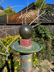 Bird Feeder Totem Sculpture