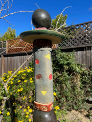 Bird Feeder Totem Sculpture