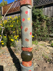 Bird Feeder Totem Sculpture