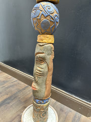 Small Totem Sculpture By Marc Zimmerman