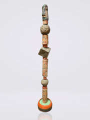 Green Totem Sculpture By Marc Zimmerman