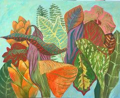 Tropical Floral Tapestry I