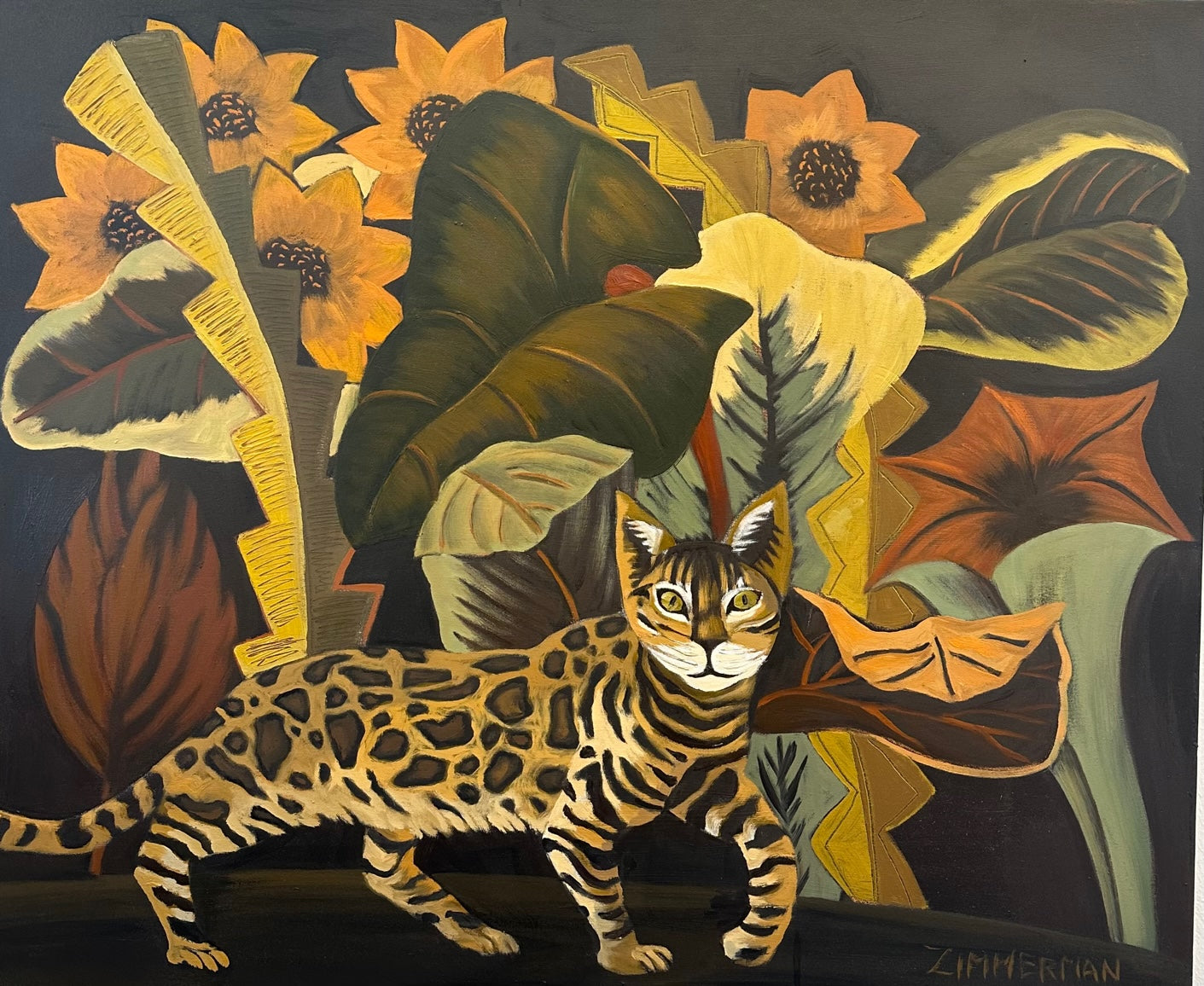 I m A Big Cat Marc Zimmerman Fine Art Gallery Studio Carmel CA i-m-a-big-cat-marc-zimmerman-fine-art-gallery-studio-carmel-ca