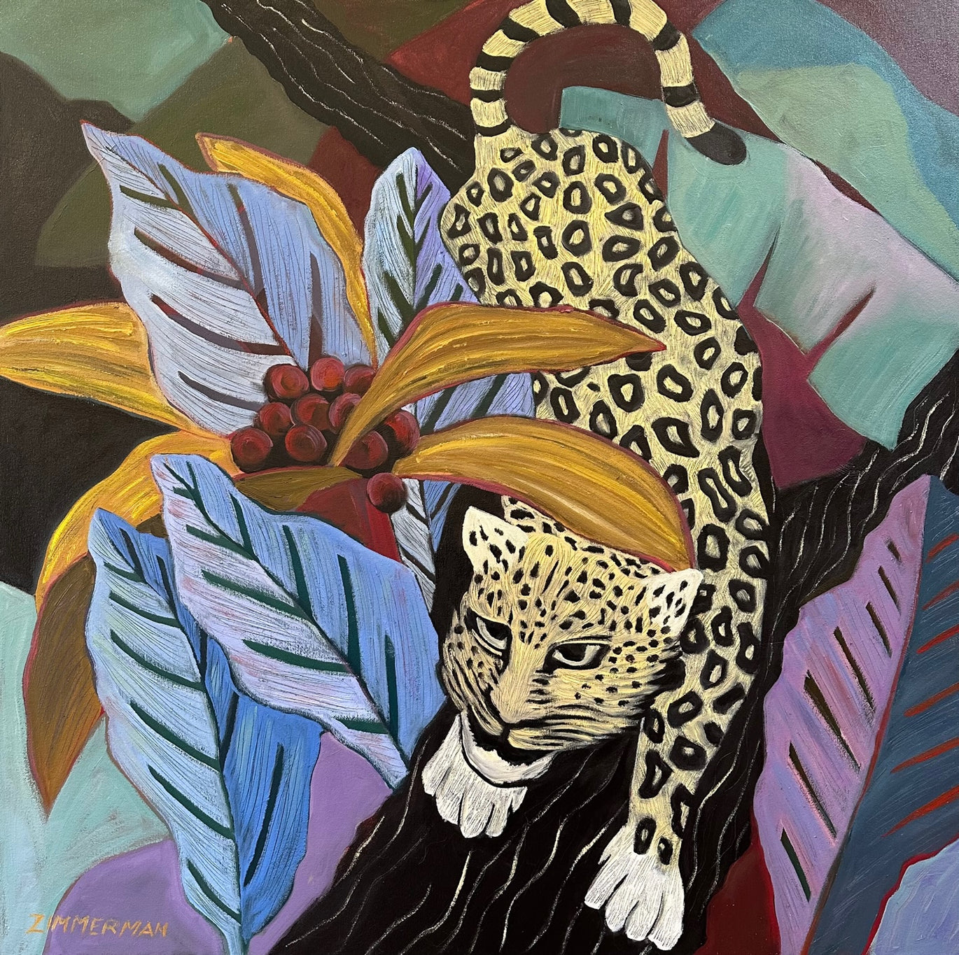 【超貴重】Lucien Smith / Cats and Dogs キャンバス Sun Dog” 36x48” acrylic on canvas 𓅯࿐ೃ˙𖦹 ⋆꙳ ໑ ᮫࣭ ꩜ ｡⋆༄